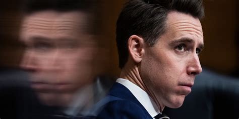 Josh Hawley Won’t Let Go of His Manhood